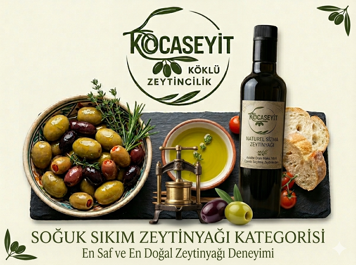 Soğuk Sıkım Zeytinyağı